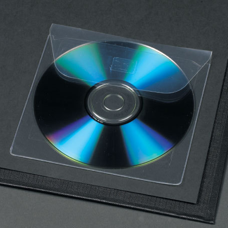 Selbstklebende CD-PP-Taschen mit Verschluss